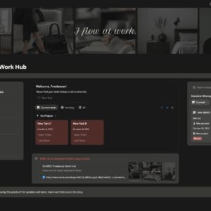 Freelancer Work Hub - Notion Template